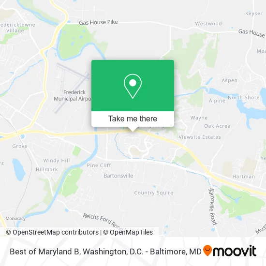 Best of Maryland B map