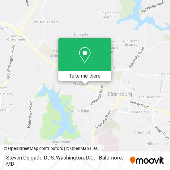 Steven Delgado DDS map