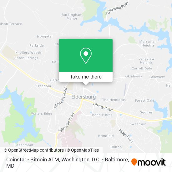 Mapa de Coinstar - Bitcoin ATM