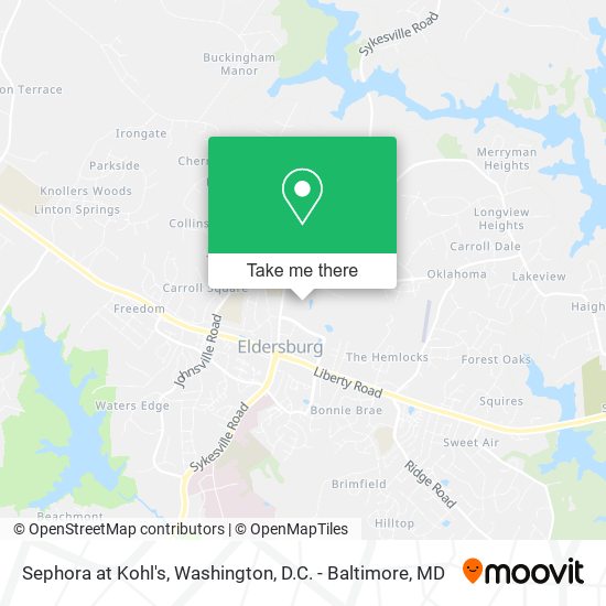 Sephora at Kohl's map
