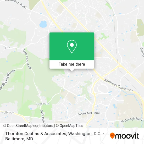 Thornton Cephas & Associates map