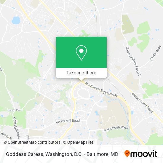 Goddess Caress map