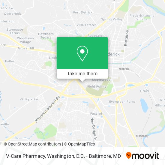 V-Care Pharmacy map