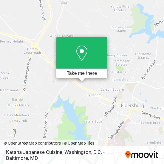 Katana Japanese Cuisine map