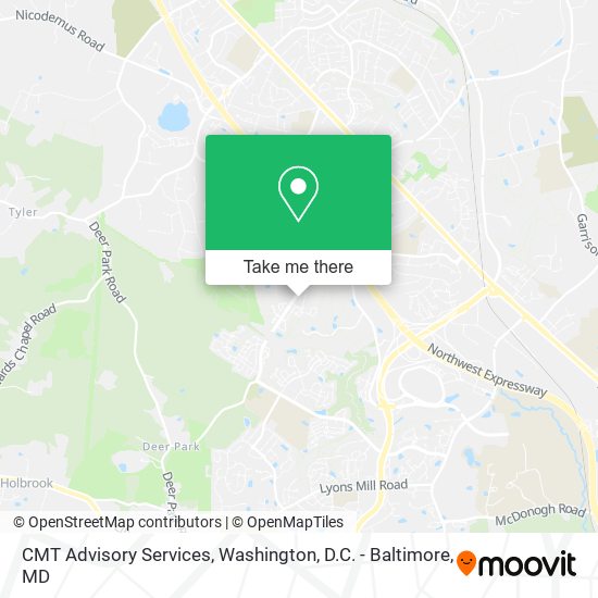 Mapa de CMT Advisory Services