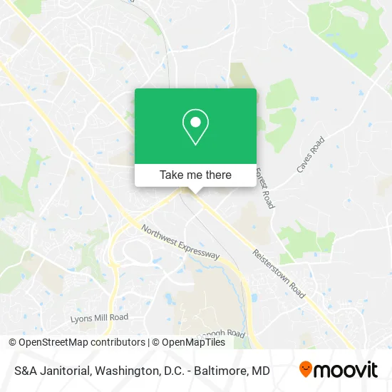 S&A Janitorial map