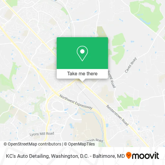 KC's Auto Detailing map