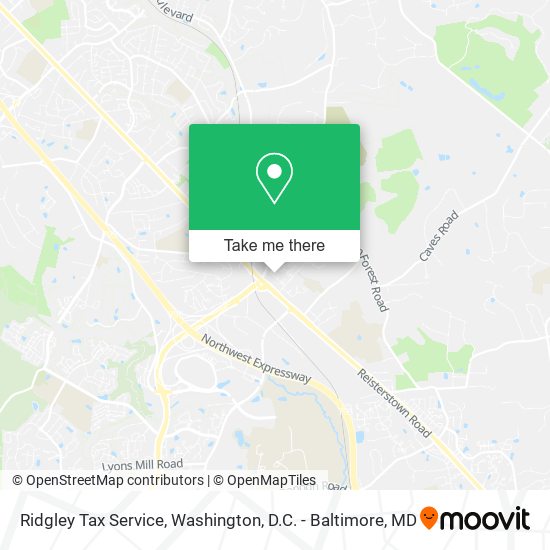 Ridgley Tax Service map