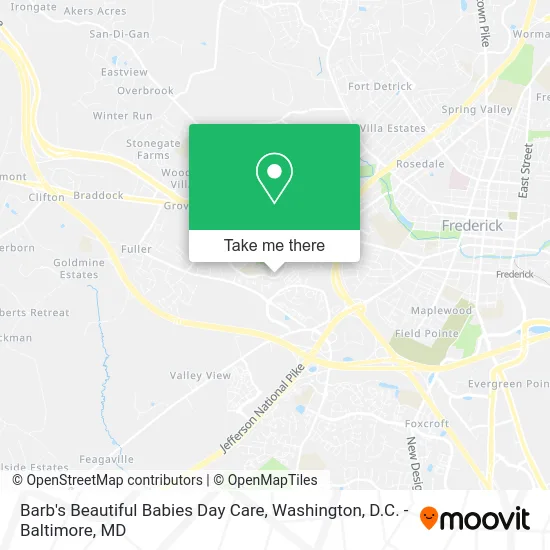 Barb's Beautiful Babies Day Care map