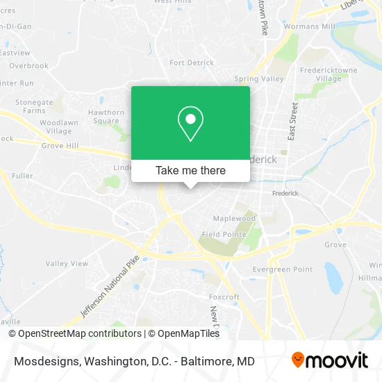 Mosdesigns map