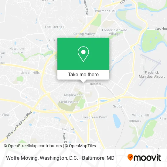 Mapa de Wolfe Moving