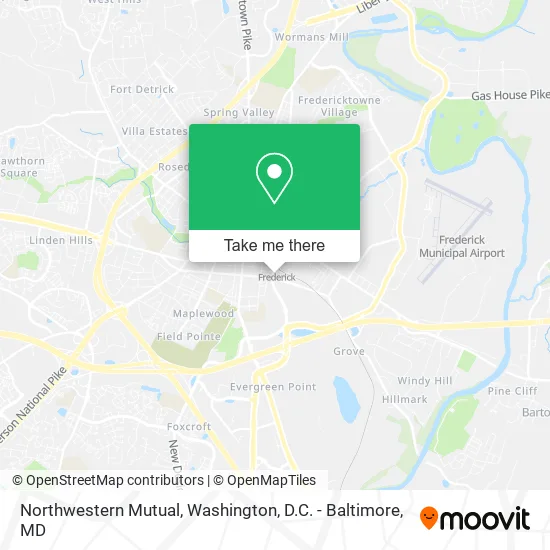 Northwestern Mutual map