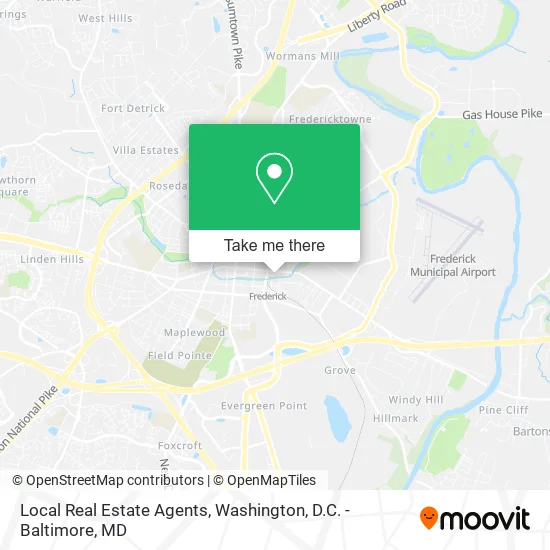 Local Real Estate Agents map