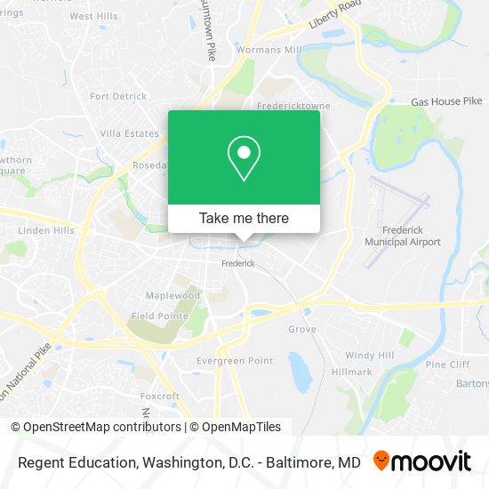 Regent Education map