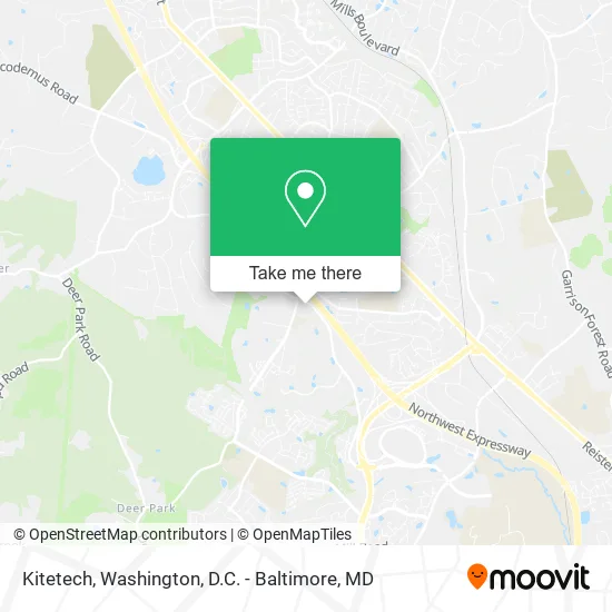 Kitetech map