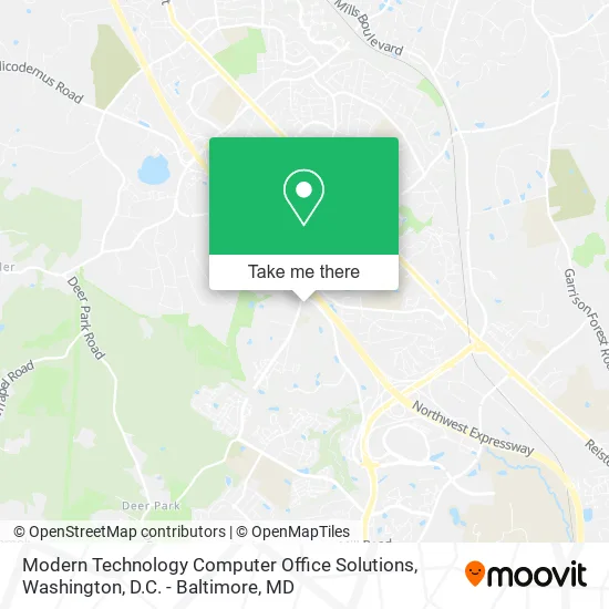 Modern Technology Computer Office Solutions map