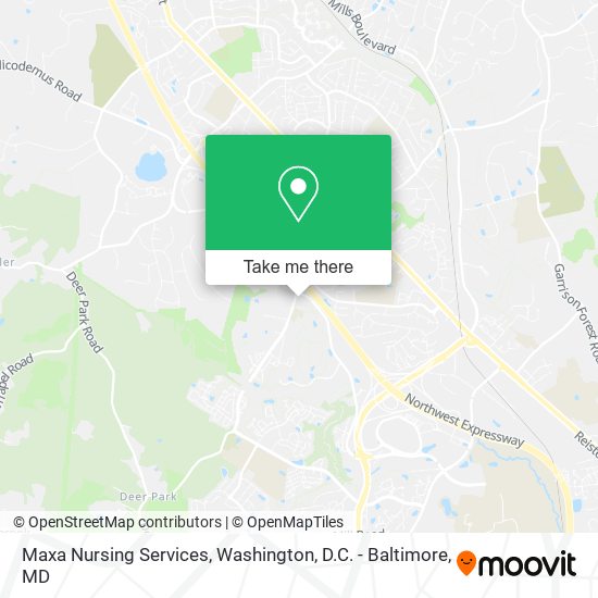 Maxa Nursing Services map