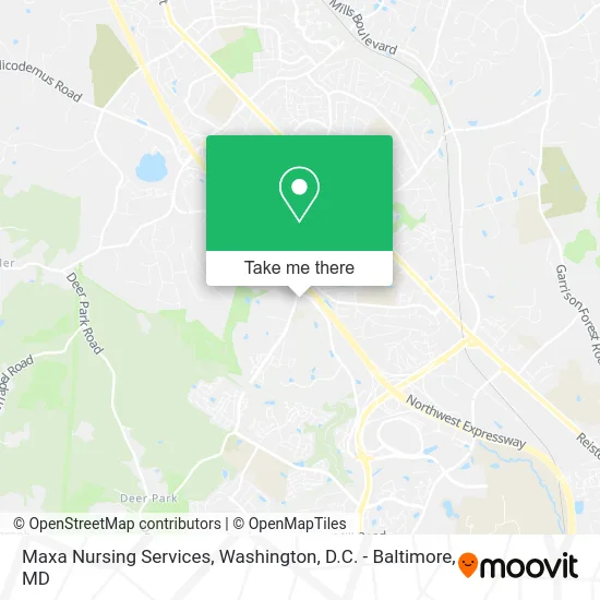 Maxa Nursing Services map