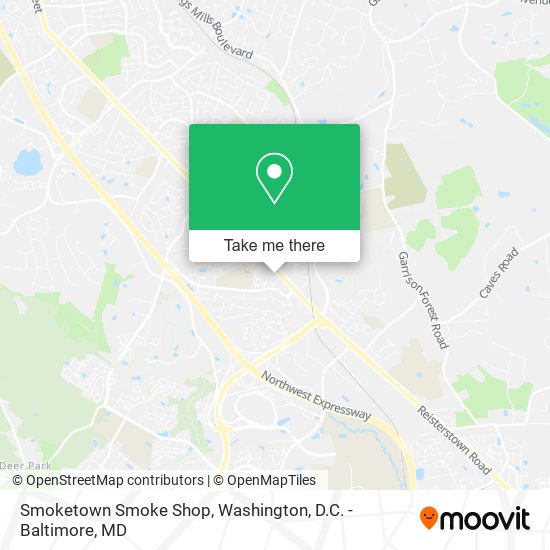 Smoketown Smoke Shop map