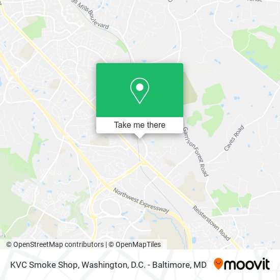 KVC Smoke Shop map