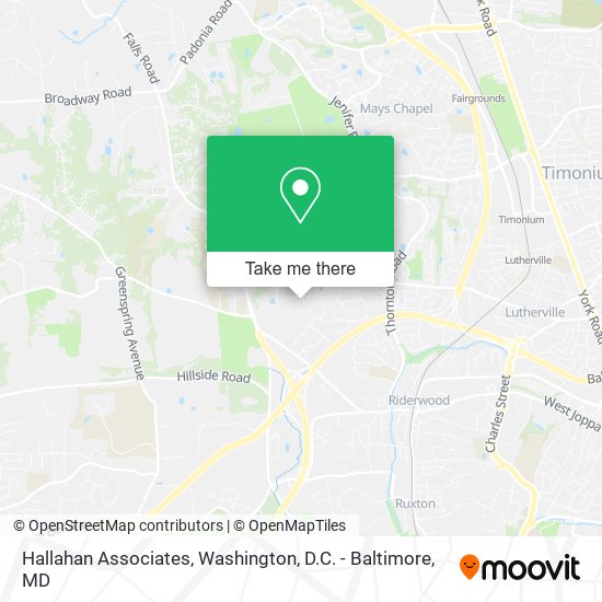 Mapa de Hallahan Associates