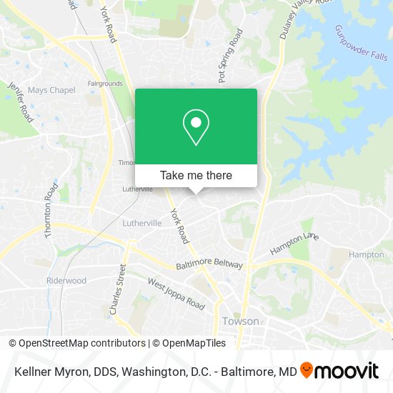 Kellner Myron, DDS map