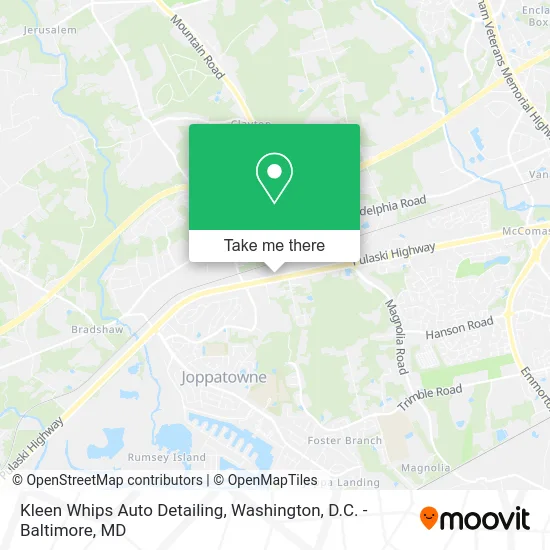 Kleen Whips Auto Detailing map