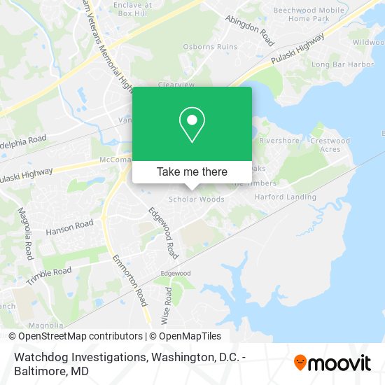 Watchdog Investigations map