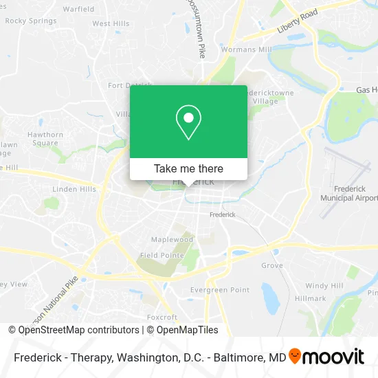 Frederick - Therapy map
