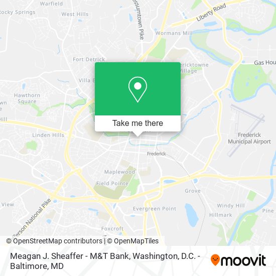 Mapa de Meagan J. Sheaffer - M&T Bank