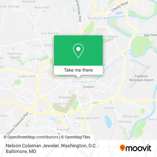 Nelson Coleman Jeweler map
