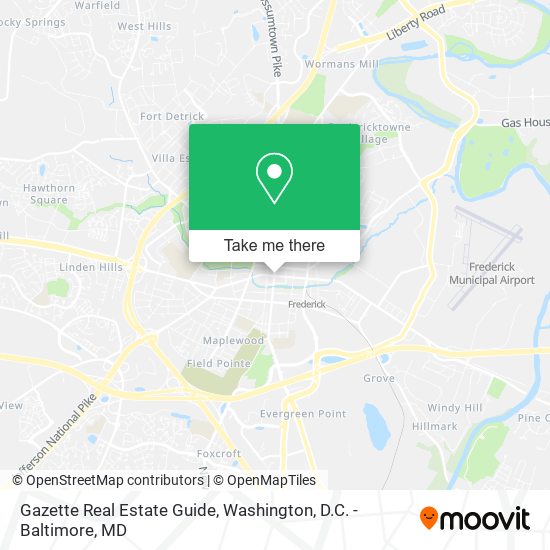 Mapa de Gazette Real Estate Guide