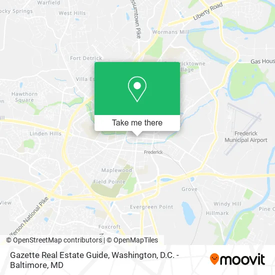 Mapa de Gazette Real Estate Guide