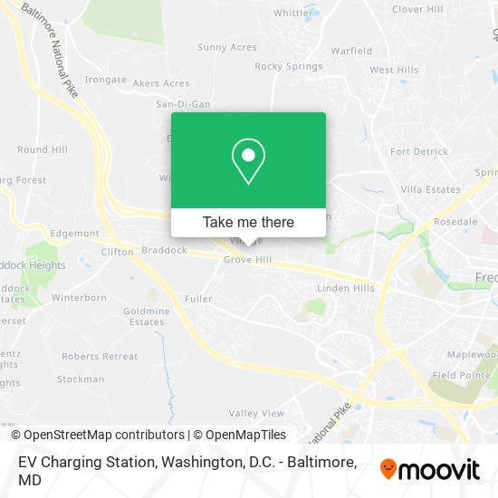 Mapa de EV Charging Station