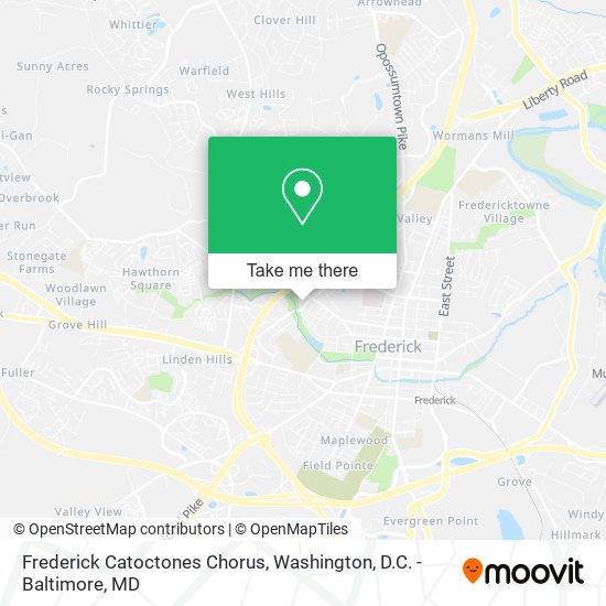 Mapa de Frederick Catoctones Chorus