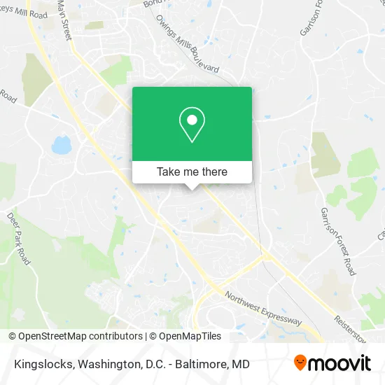 Kingslocks map