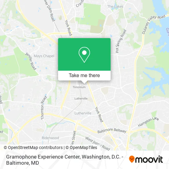 Gramophone Experience Center map