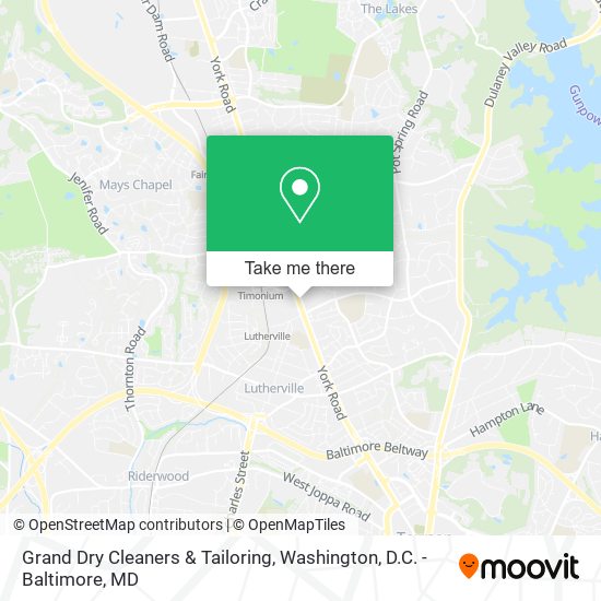 Grand Dry Cleaners & Tailoring map