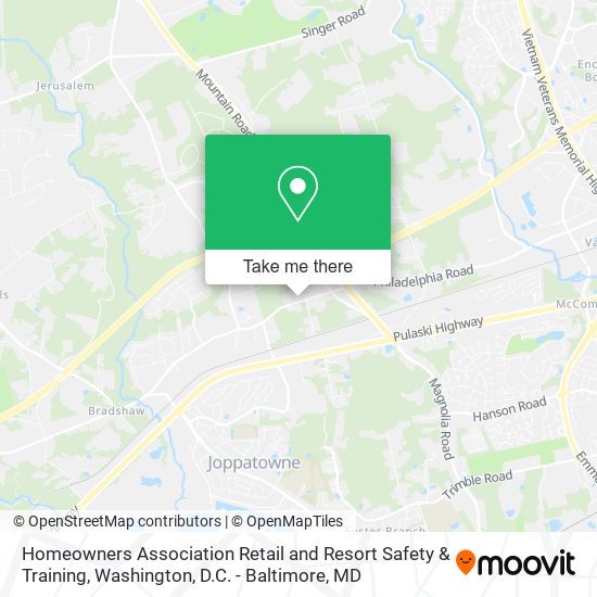 Homeowners Association Retail and Resort Safety & Training map