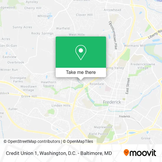 Credit Union 1 map