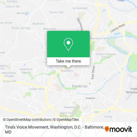 Tina's Voice Movement map