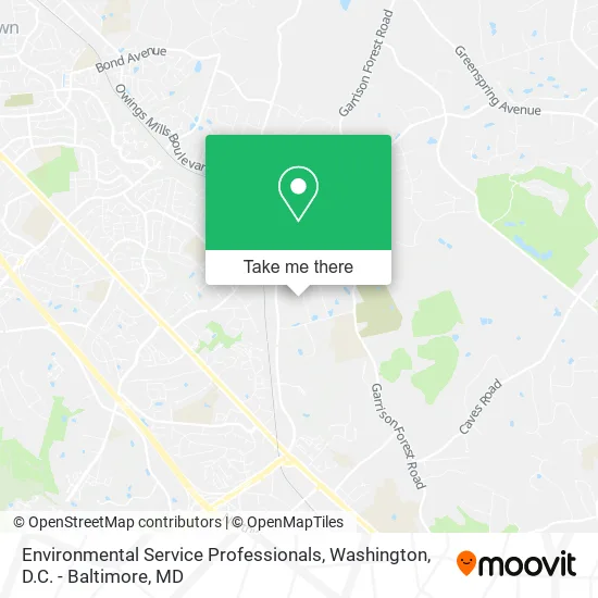 Environmental Service Professionals map