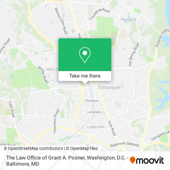 The Law Office of Grant A. Posner map