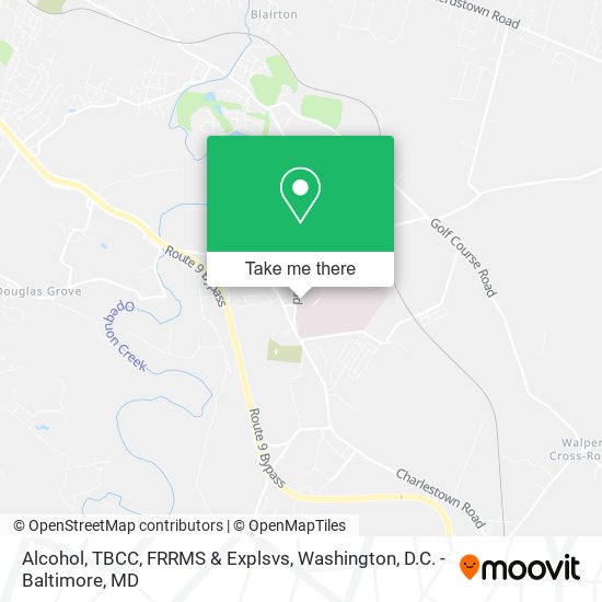 Alcohol, TBCC, FRRMS & Explsvs map