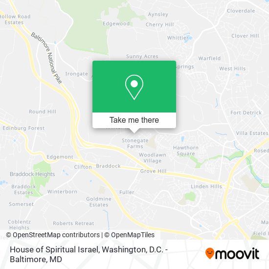 Mapa de House of Spiritual Israel