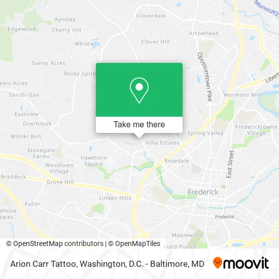 Mapa de Arion Carr Tattoo
