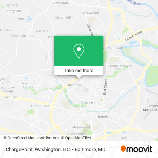 ChargePoint map