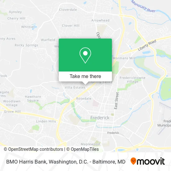 BMO Harris Bank map