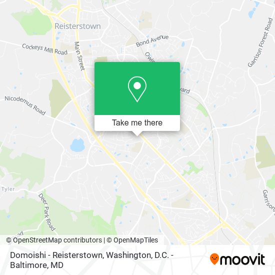 Mapa de Domoishi - Reisterstown