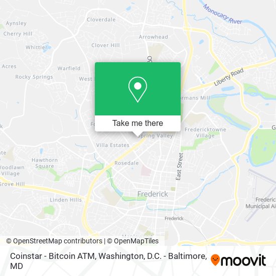 Coinstar - Bitcoin ATM map